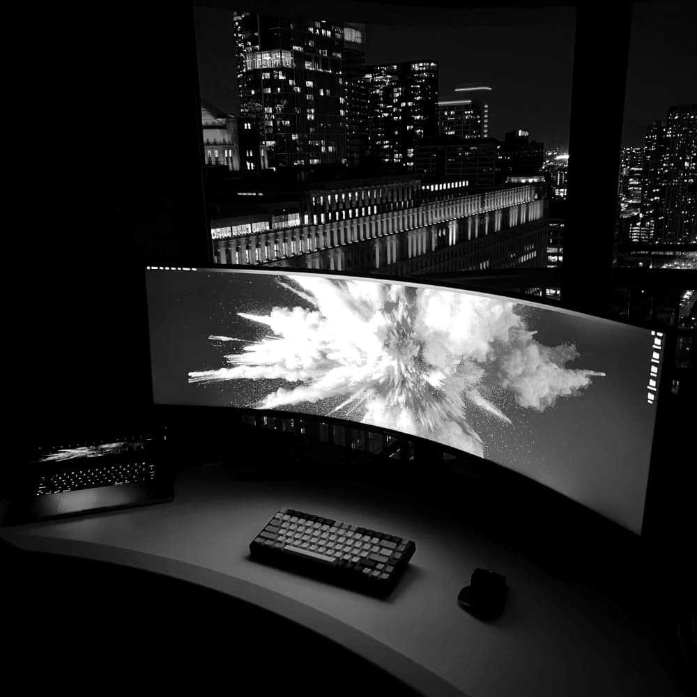 Brian Shimkus working at his desk